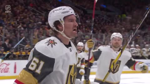 Vegas Golden Knights - Expressive Mark Stone, we love to see it 🗿🤩