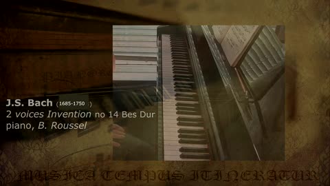 J.S Bach 2 voices invention no 14