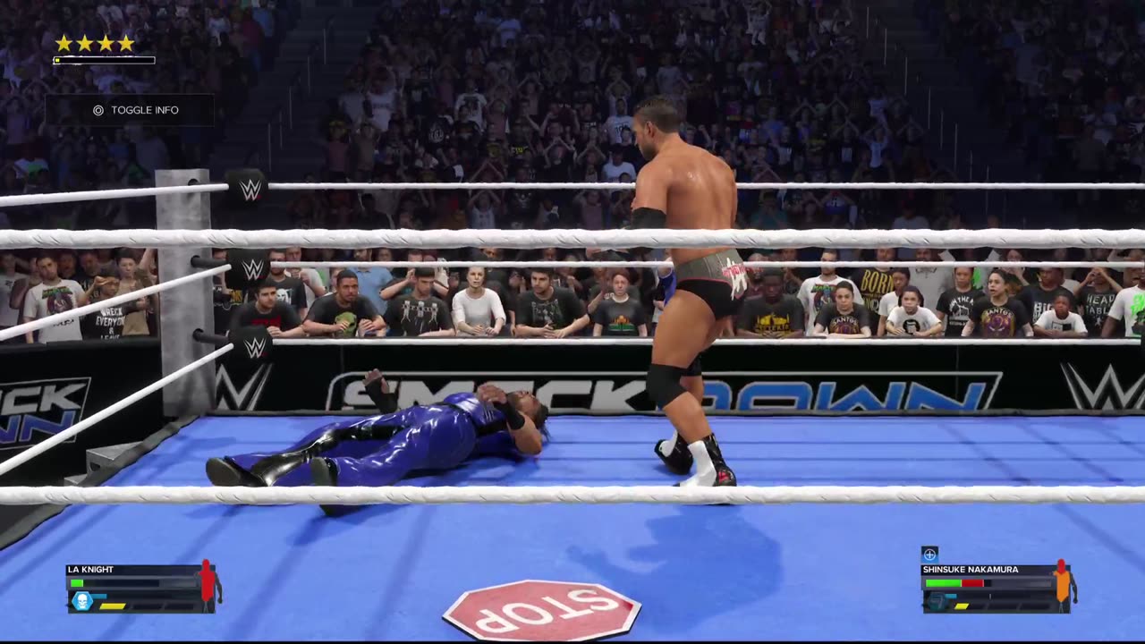 Smackdown - United States Tittle Match - L.A Knight VS Shinsuke Nakamura