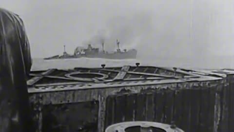US Liberty Ship sunk by 10.5cm gunfire from a Kriegsmarine Type IX U-Boat