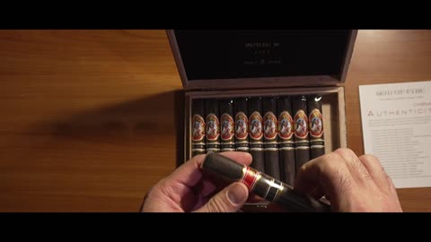 God of fire serie B cigars unboxing