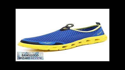 TENGOO Men Sandals Outdoor Breathable Beach Shoes Lightweight Quick-drying Wading Shoes Review