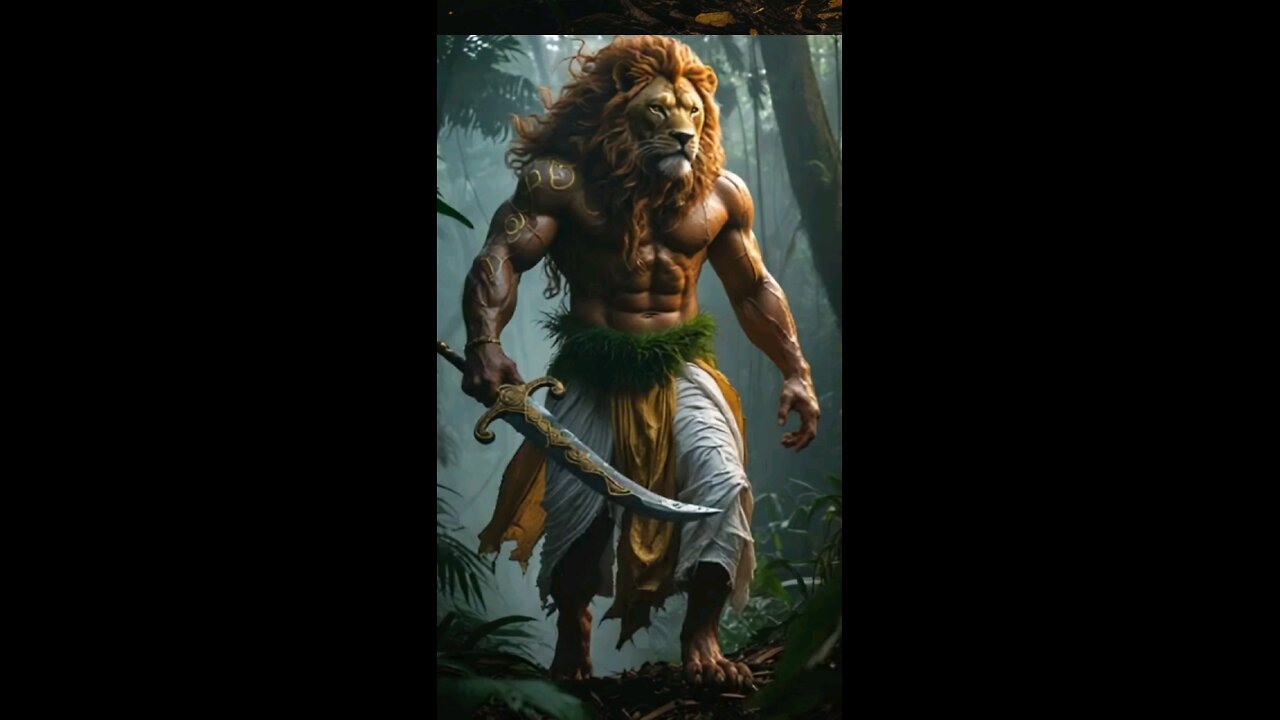 The Lion Warrior: Guardian of the Ancient Jungle