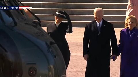 WALK OF SHAME, GTFO JILL AND JOE BIDEN WALKED OUT BY TRUMP ON TO THEIR NEXT JOURNEY , GITMO