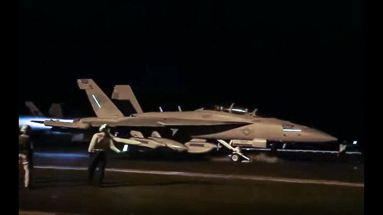 US military releases video of warplanes taking off to strike Houthi targets in Yemen