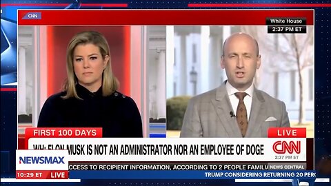 Stephen Miller rips the fake news, backs DOGE