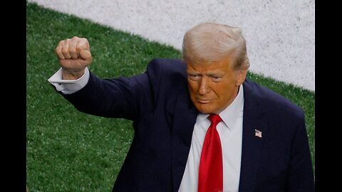 President Trump at Super Bowl 2025