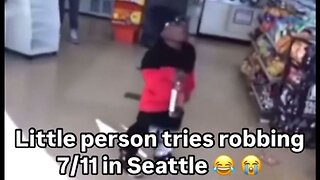 Angry Oompa Loompa Destroys A 7-Eleven In Seattle