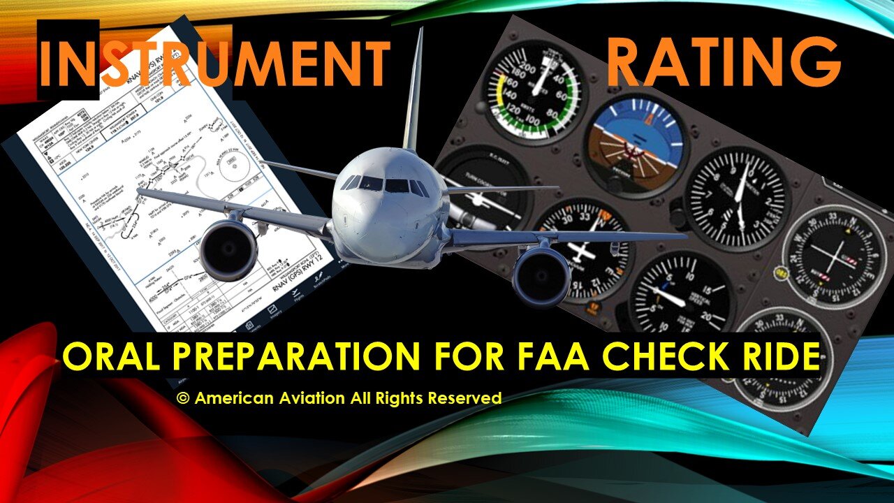 FAA Instrument Rating Prep Oral Checkride