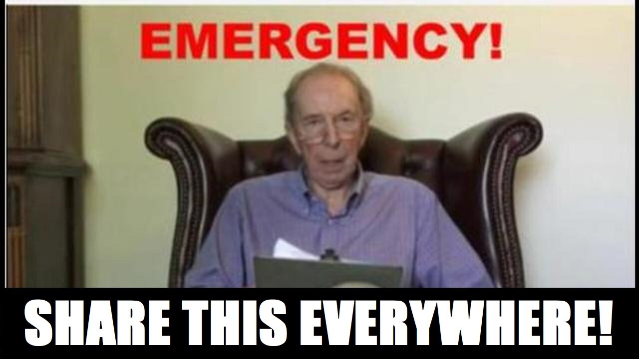 EMERGENCY! AN OLD MAN IN A CHAIR - THE MOST IMPORTANT VIDEO I WILL EVER MAKE!