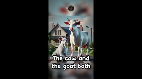 beautiful story of a cow and a goat 🐐