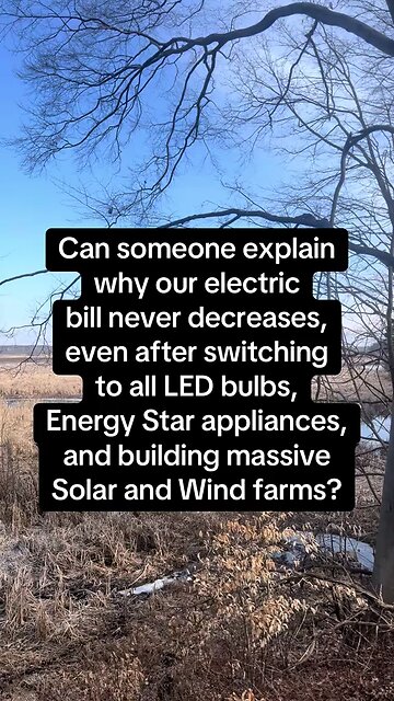 Electric bill never decreases