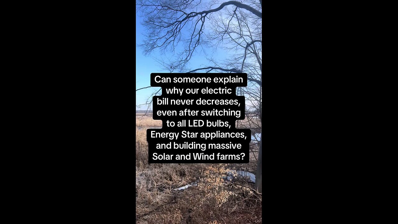 Electric bill never decreases