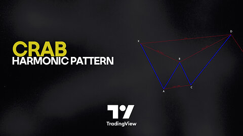 📈Crab Harmonic Pattern-Harmonic Chart patterns indicator in tradingview [TradingFinder]🎯