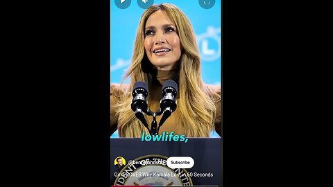 Girl PROVES Why Kamala Lost in 60 Seconds - Lables Jennifer Lopez / Jlo Among Diddy "Lowlifes"