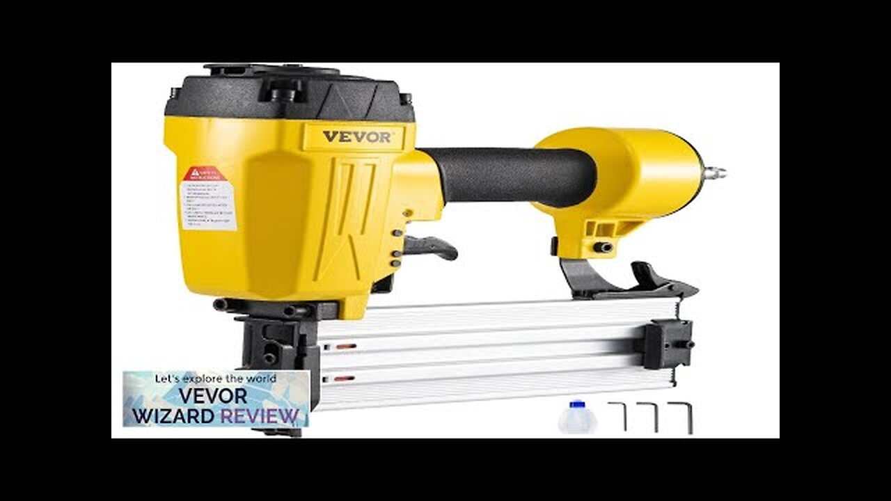 VEVOR Pneumatic Concrete Nailer 14 Gauge 1 to 2-1/2 Inch Heavy Duty Review