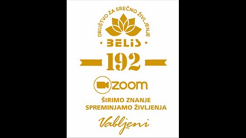 192. Zoom Društva Belis - Celoten, grob originalen in neobdelan posnetek