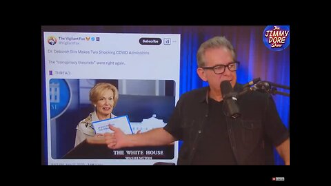 WH Covid Coord Debra Birx on Piers Morgan, “We didn’t follow the science.” (Jimmy Dore link)