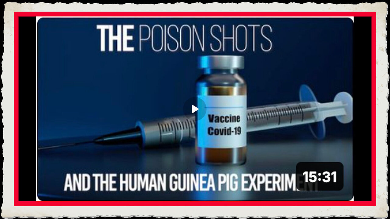 THE POISON SHOTS AND THE HUMAN GUINEA PIG EXPERIMENT