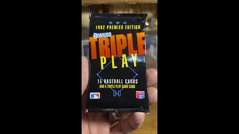 1992 #Donruss Triple Play #junkwax #baseballcards #packopening