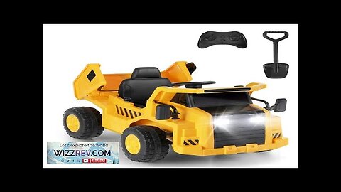 FUNTOK DT01A 12V 7AH Licensed Caterpillar Kids Ride on Truck Car 4km/h Review