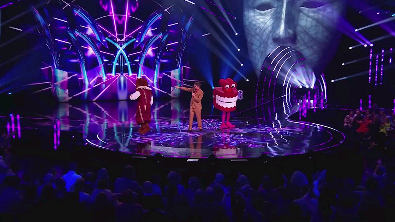 Teeth Unmasked The Masked Singer 2025 Top 8 (4K) video