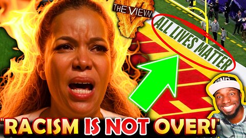 🚨Sunny Hostin MELTSDOWN As NFL REMOVES 'END RACISM' From End Zone As TRUMP Attends SUPERBOWL!