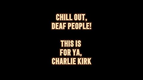 Chill Out, Deaf People! This Is For Ya, Charlie Kirk 🤔 #jesus #moses #deaf #interpreter #shorts