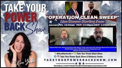 Federal Rico Case. Election Fraud. Conspiracy Veterans for Child Rescue. Operation Clean Sweep Live Stream