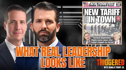 What Real Leadership Looks Like! | Senator Bernie Moreno on Don Jr.'s TRIGGERED