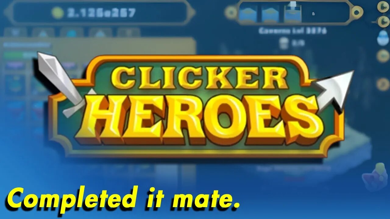 Have YOU Seen The End of Clicker Heroes? I have 👀