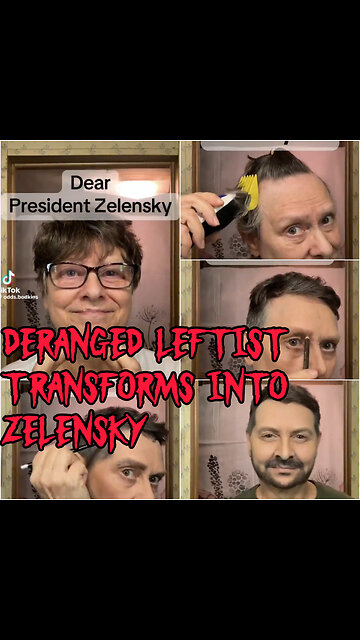 Deranged Leftist Transforms Into Zelensky