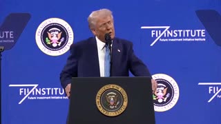 🚨🔥President Trump at FII Priority Summit