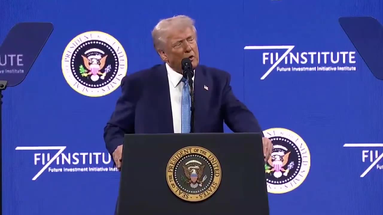 🚨🔥President Trump at FII Priority Summit