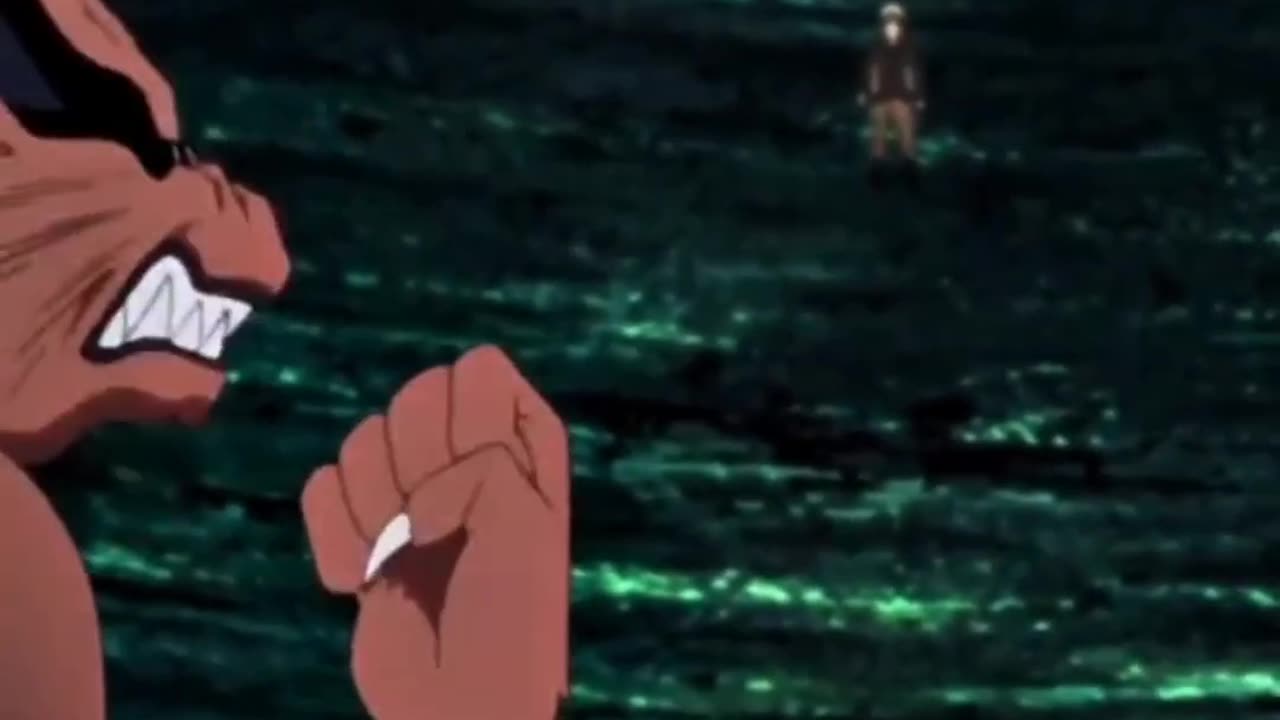 Naruto and Kurama.