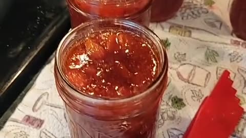 Making Strawberry Jam