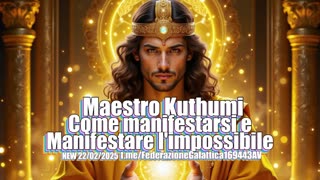 Maestro Kuthumi: Come manifestarsi e Manifestare l'impossibile.