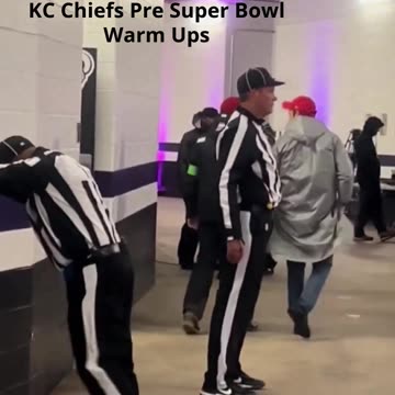 KC Chiefs Pre Super Bowl Warm Ups