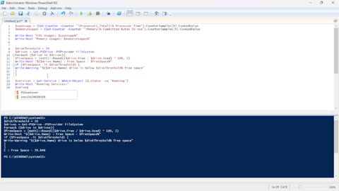 Comprehensive System Health Check with PowerShell