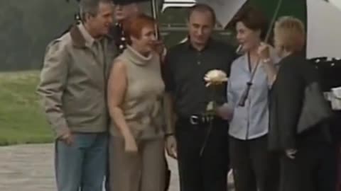 Video with president Bush inviting Putin to his ranch back in the 2000s glory days