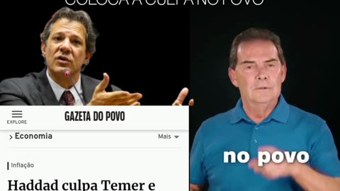 Cada um arruma um para culpar. É isso que acontece quando se rouba uma eleição, o STF colocou 2 ladrões no poder e destruíram o Brasil.