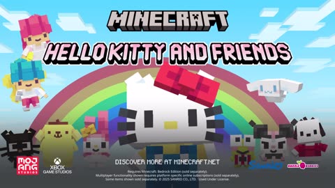 Minecraft x Hello Kitty and Friends - Official DLC Trailer