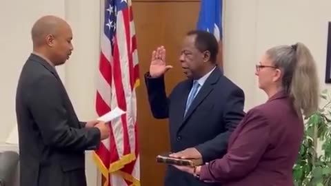 LEO TERRELL SWORN IN AS SENIOR COUNSEL FOR CIVIL RIGHTS