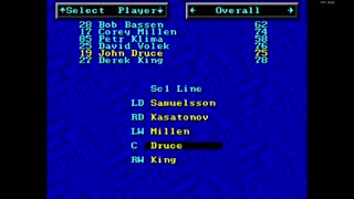 NHL '94 Franchise Mode 1992 Pre-Season G3 - Hockee (PG) at Len the Lengend (SJ)