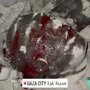 Israeli air strikes on residential building