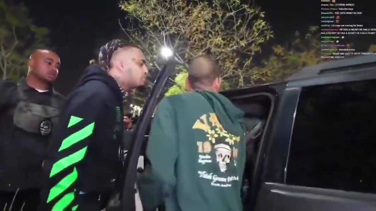 Child Predator Gets Confronted by Lil Pump While His Car Gets Spray-Painted!