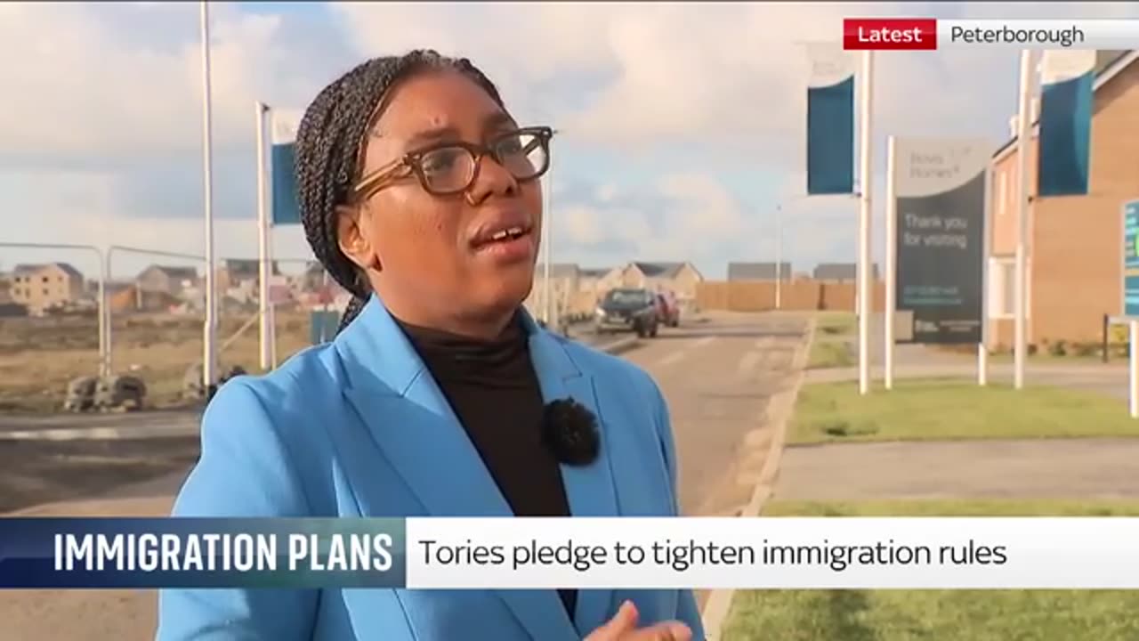 Conservative leader Kemi Badenoch pledges to tighten immigration rules