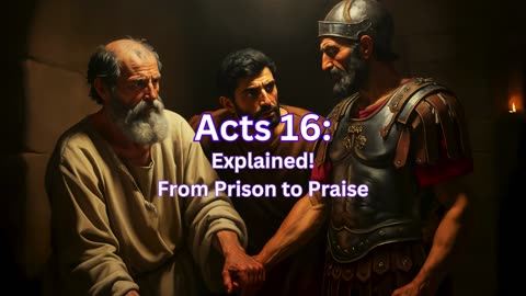 From Prison to Praise: Acts 16 Explained! #bible #biblestudy #jesus #bibleverse