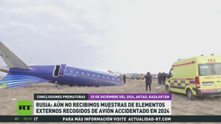 Rusia aún no ha recibido muestras de "elementos extraños" recogidos del avión accidentado AZAL