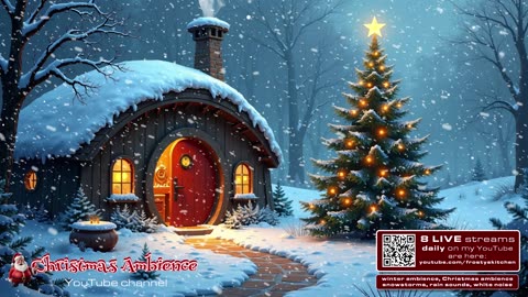 Relaxing Christmas Ambience Holiday Vibes Snowstorm Sounds 93